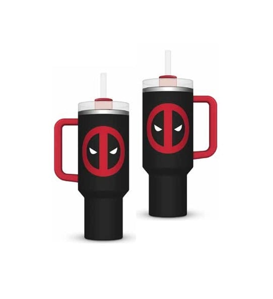 Marvel - Mug de voyage en acier inoxydable "Deadpool Logo" 1.2L