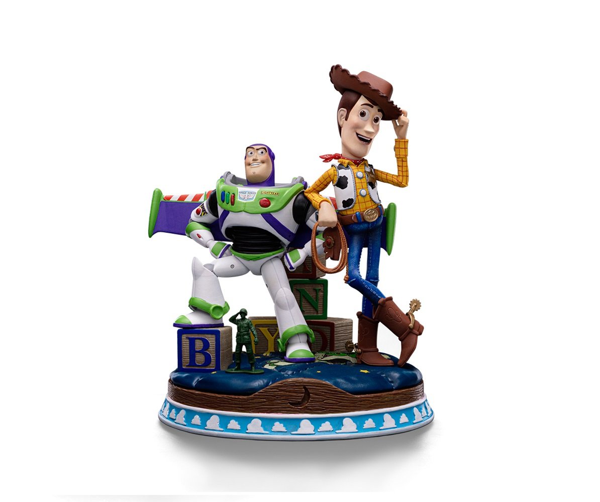 Iron Studios - Deluxe Art Scale 1/10 - Disney - Toy Story - Buzz et Woody Statue 20cm