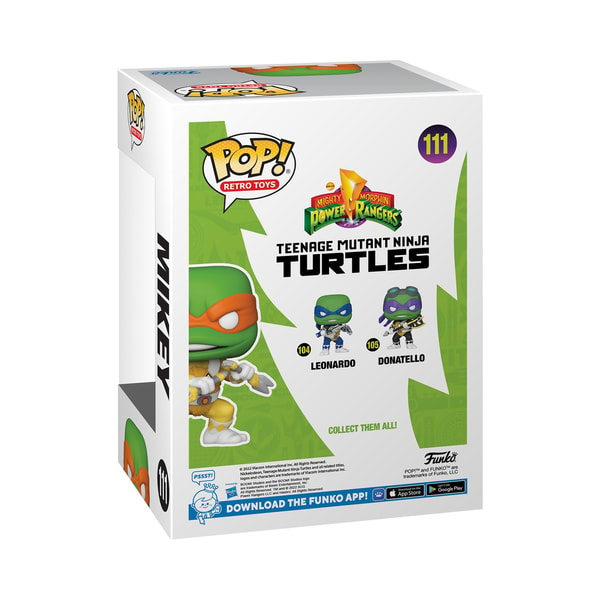 Funko Pop! Comics: Mighty Morphin Power Rangers/Teenage Mutant Ninja Turtles - Mikey - Smartoys Exclusive