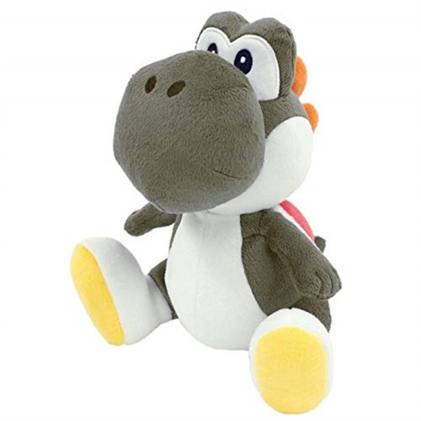 Nintendo - Peluche Yoshi debout noire 20cm