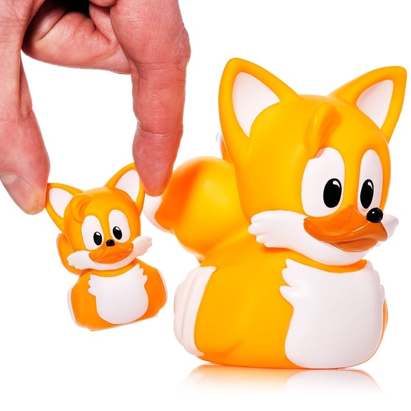 Numskull - Mini TUBBZ Canard de bain - Sonic le Hérisson - Tails (Édition baignoire)