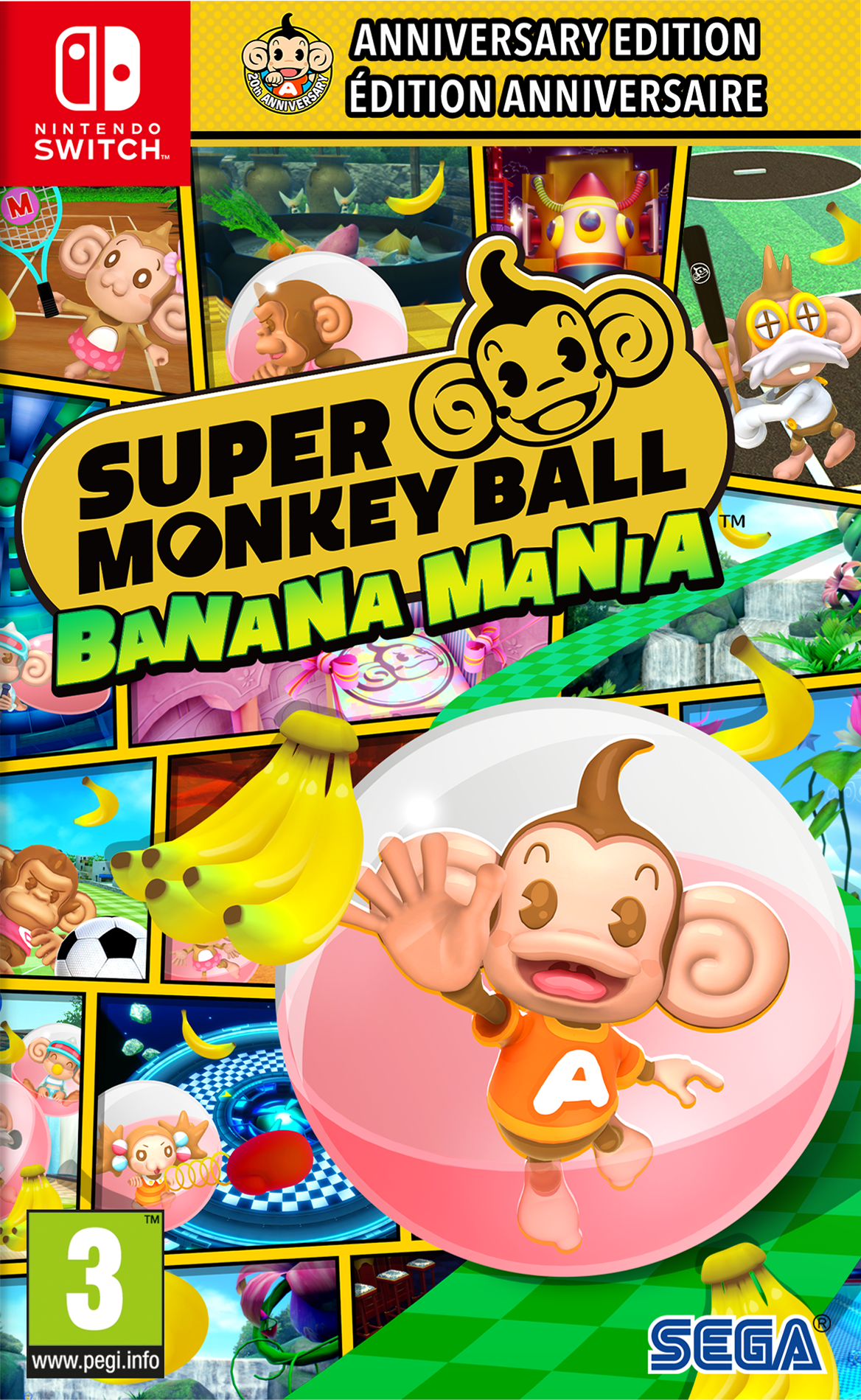 Super Monkey Ball Banana Mania - Anniversary Edition (Code-in-a-box)