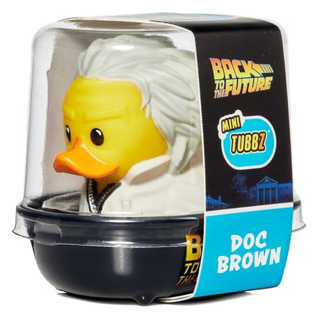 Numskull - Mini TUBBZ Canard de bain - Retour vers le Futur - Doc Brown (Édition baignoire) - 8cm