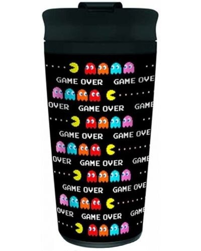 Pac-Man - Mug de voyage Pac-Man (Game Over) en métal 450ml