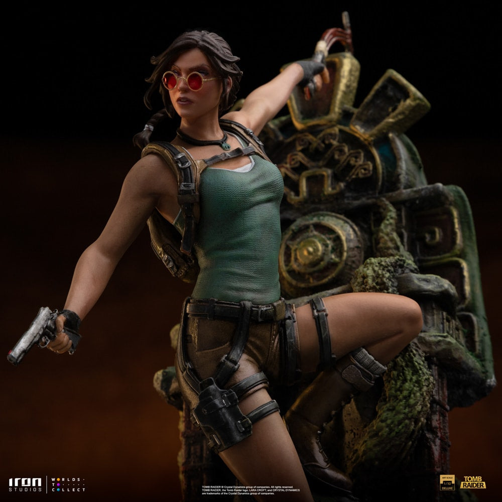 Iron Studios - Deluxe Art Scale 1/10 - Tomb Raider - Lara Croft Statue 36cm