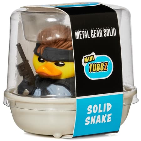 Numskull - Mini TUBBZ Canard de bain - Metal Gear Solid - Solid Snake (Édition baignoire) - 8cm