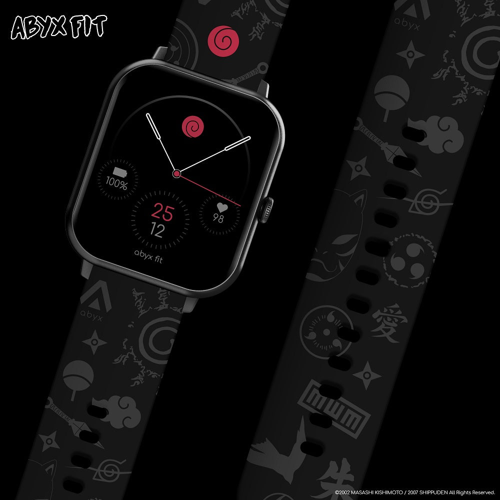 Abyx Fit - Bracelet universel Naruto Shippuden - Uzumaki 20mm pour montre connectée