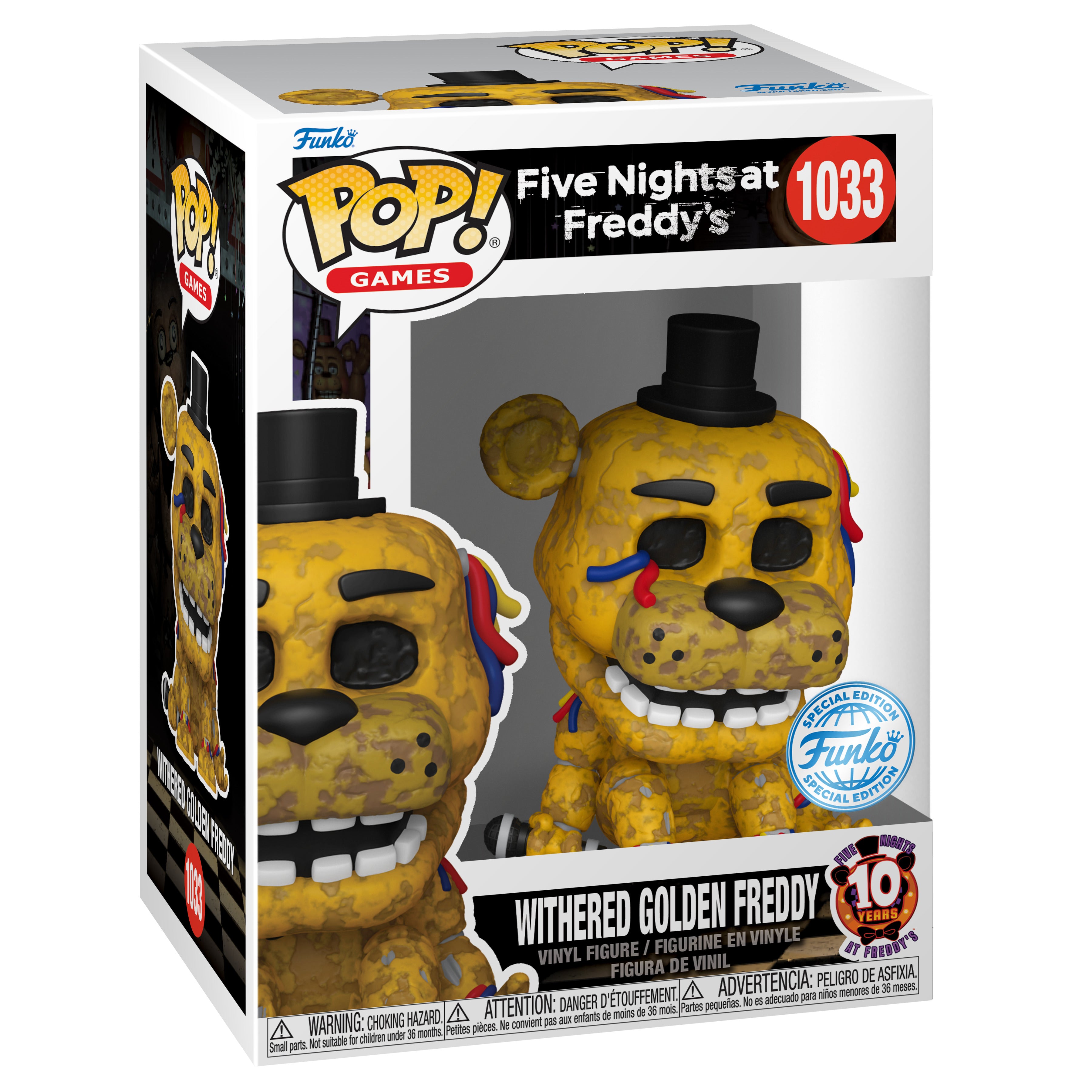 Funko Pop! Games: Five Nights at Freddy's - Withered Golden Freddy