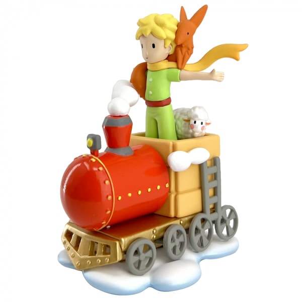 Plastoy - Le Petit Prince - Le Petit Prince et ses amis dans le train Figurine