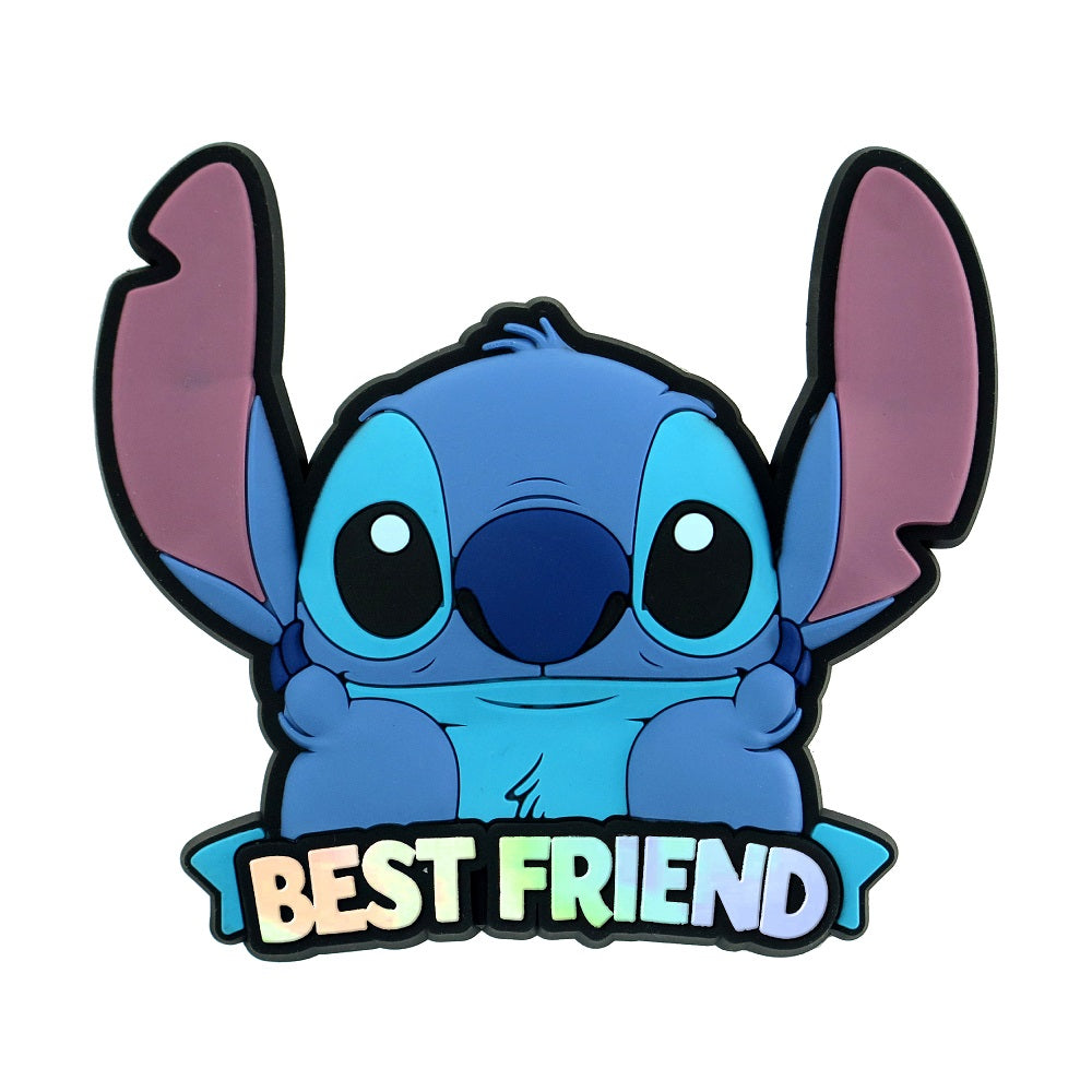 Disney - Lilo et Stitch - Aimant de collection en mousse Stitch "BEST FRIEND"