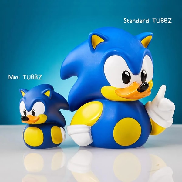 Numskull - Mini TUBBZ Canard de bain - Sonic le Hérisson - Sonic (Édition baignoire)