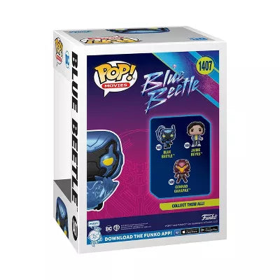 Funko Pop! Movies: Blue Beetle - Blue Bettle (Glow in the Dark) - Target Exclusive