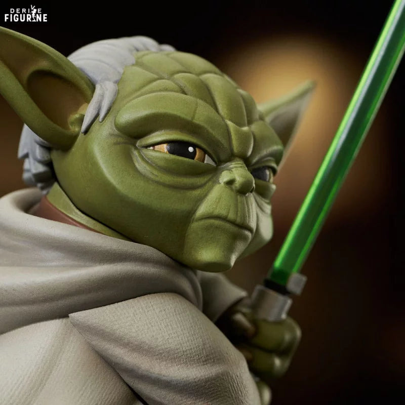 Diamond Select Toys - Star Wars Clone Wars Animated - Yoda Mini-Bust 1/7 13cm