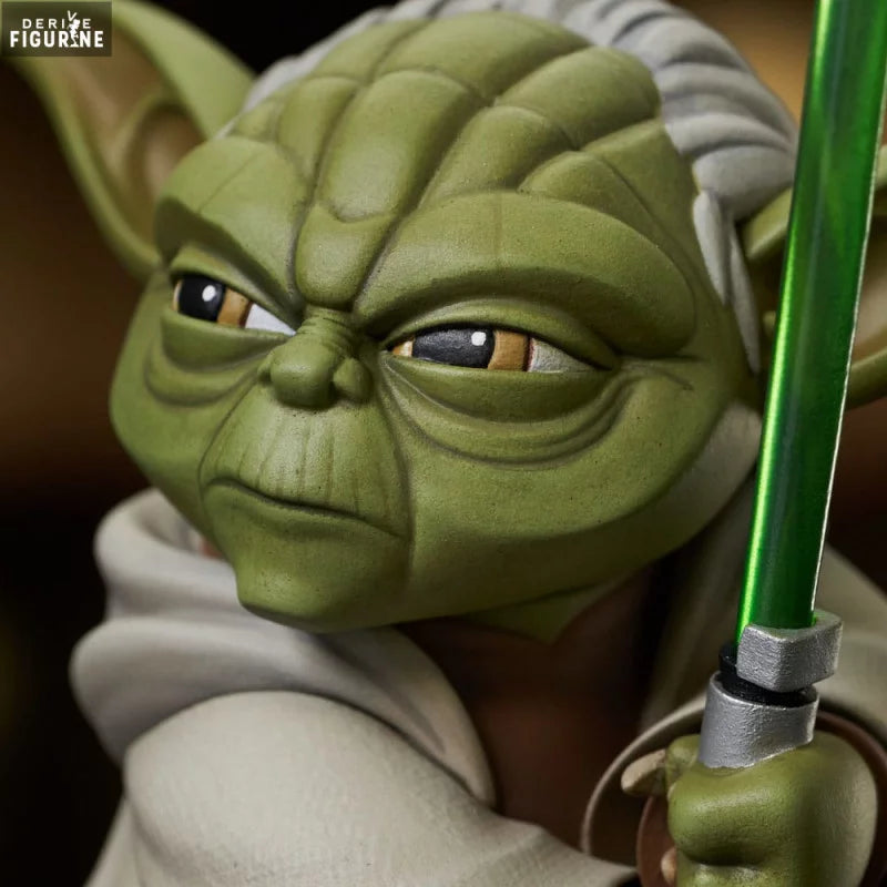 Diamond Select Toys - Star Wars Clone Wars Animated - Yoda Mini-Bust 1/7 13cm