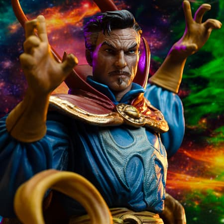 Iron Studios - Deluxe BDS Art Scale 1/10 - Marvel - Dr. Strange "Infinity Gauntlet" Statue 47cm