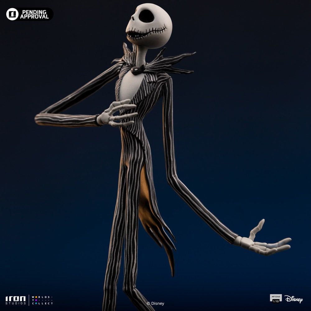 Iron Studios - Art Scale 1/10 - Disney - L'Étrange Noël de monsieur Jack - Jack Skellington Statue 36cm