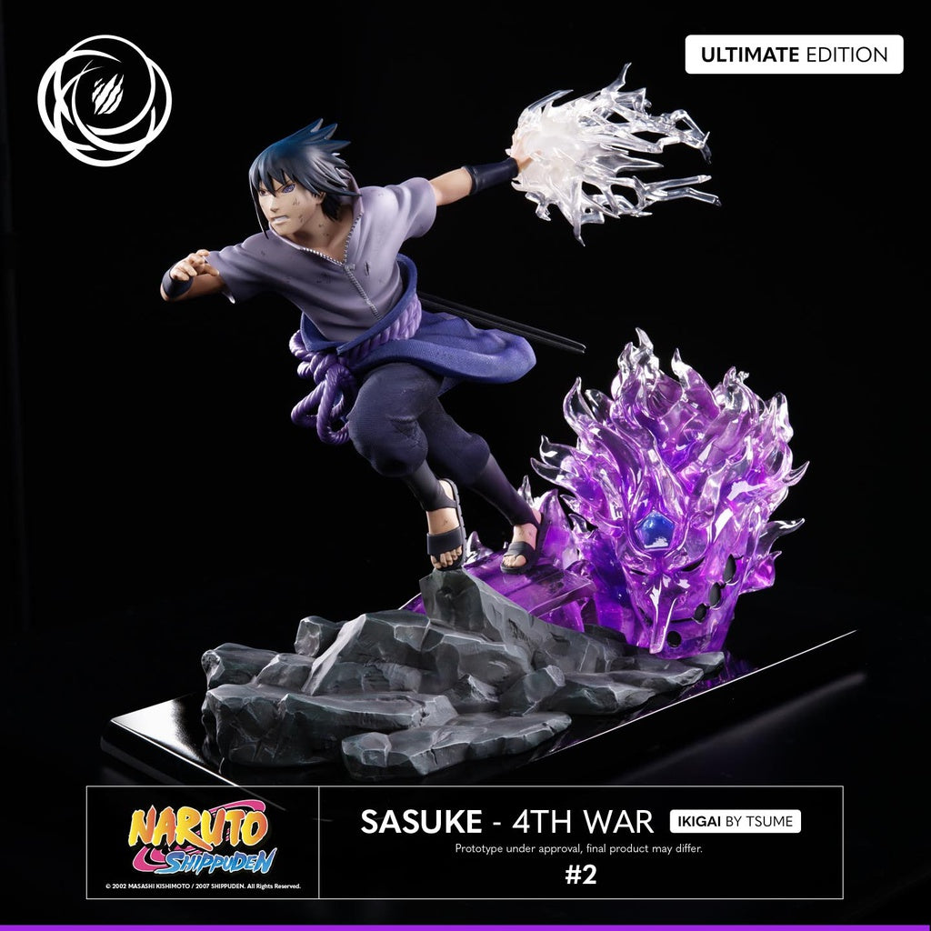 Naruto Shippuden - Statue IKIGAI Sasuke 4th War - Édition Ultimate