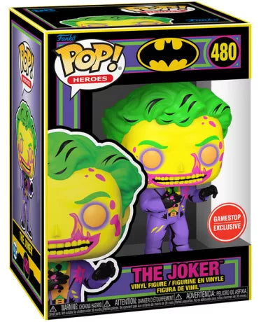 Funko Pop! & Tee: Dceased - The Joker (Blacklight) - S