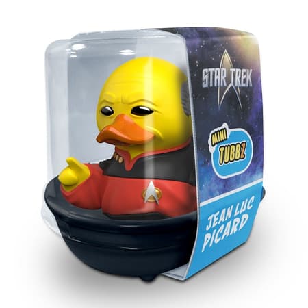 Numskull - Mini TUBBZ Canard de bain - Star Trek - Jean-Luc Picard (Édition baignoire) - 8cm