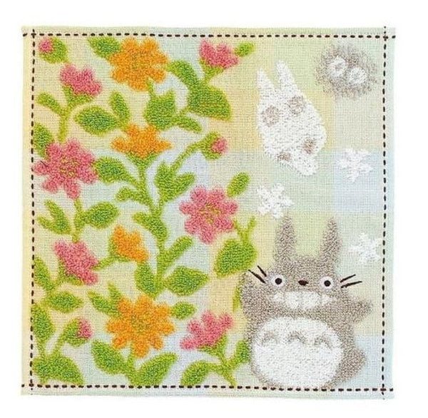 Ghibli - Mon Voisin Totoro - Mini Serviette Totoro Jardin de Fleurs 25x25cm