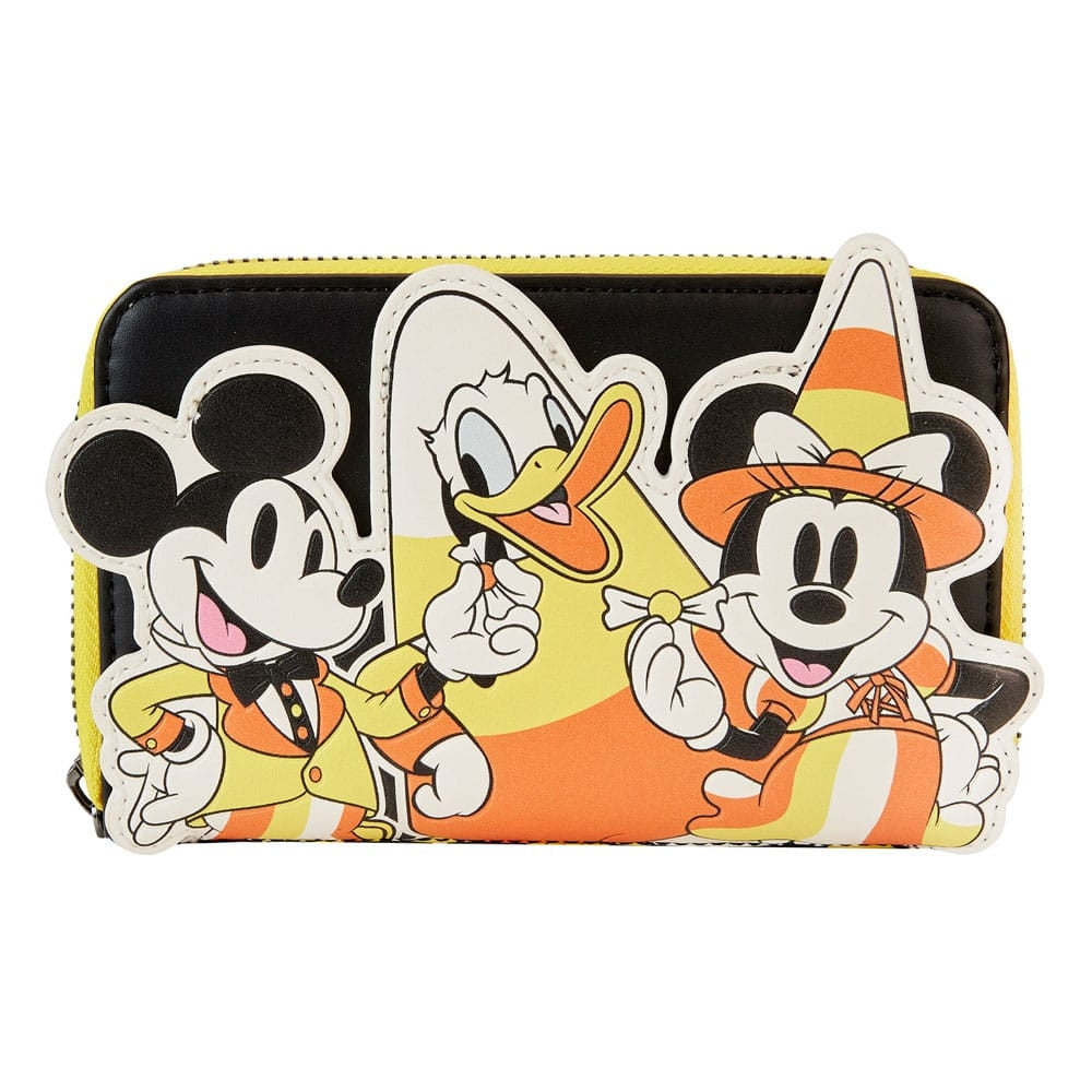 Loungefly: Disney - Mickey and Friends Candy Corn Zip Around Wallet