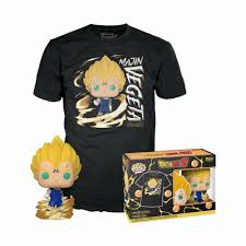 Funko Pop! & Tee: Dragon Ball Z: Majin Vegeta (Glow in the Dark) - L