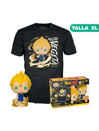 Funko Pop! & Tee: Dragon Ball Z: Majin Vegeta (Glow in the Dark) - XL