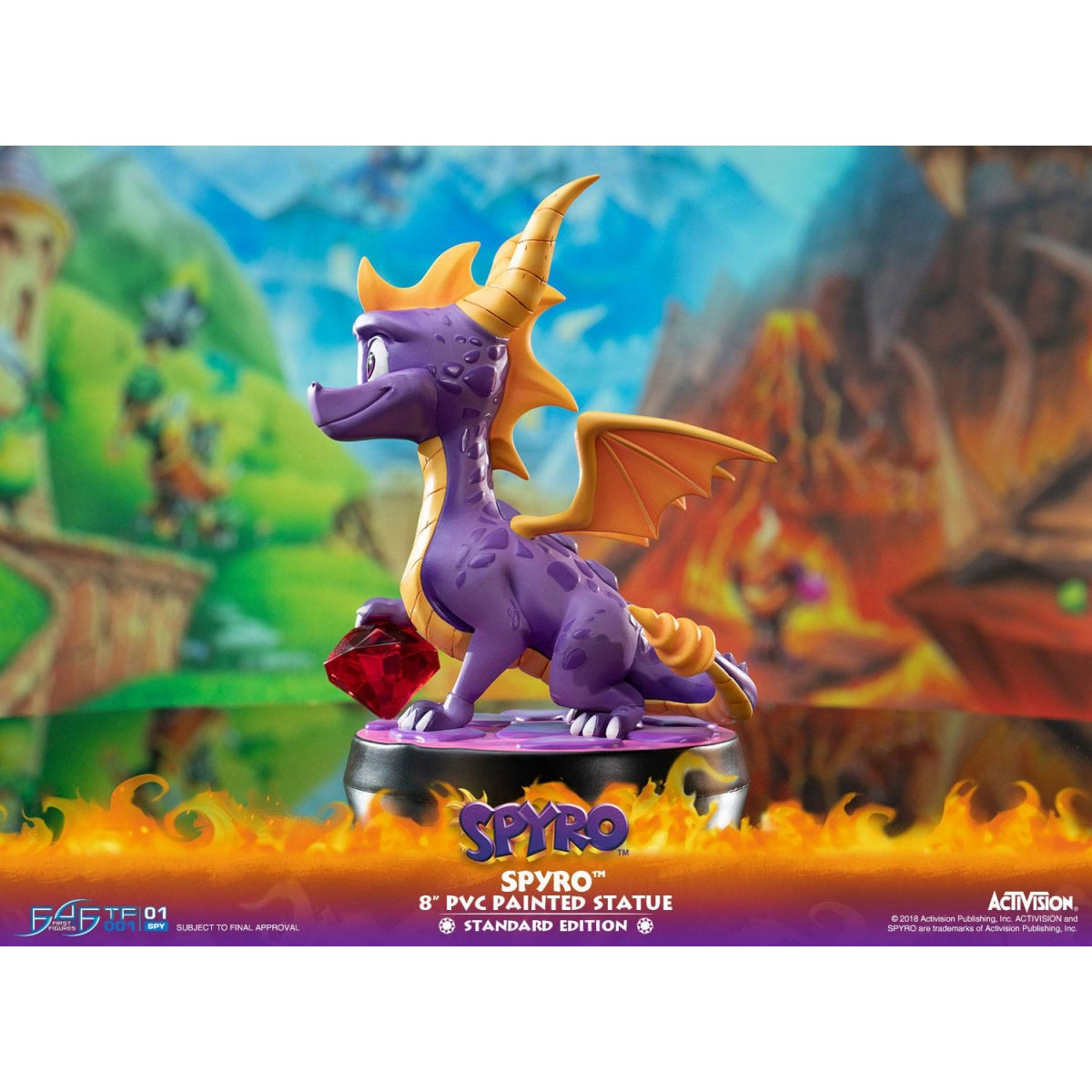 First 4 Figures - Spyro the Dragon - Spyro Statue Edition Standard 20cm