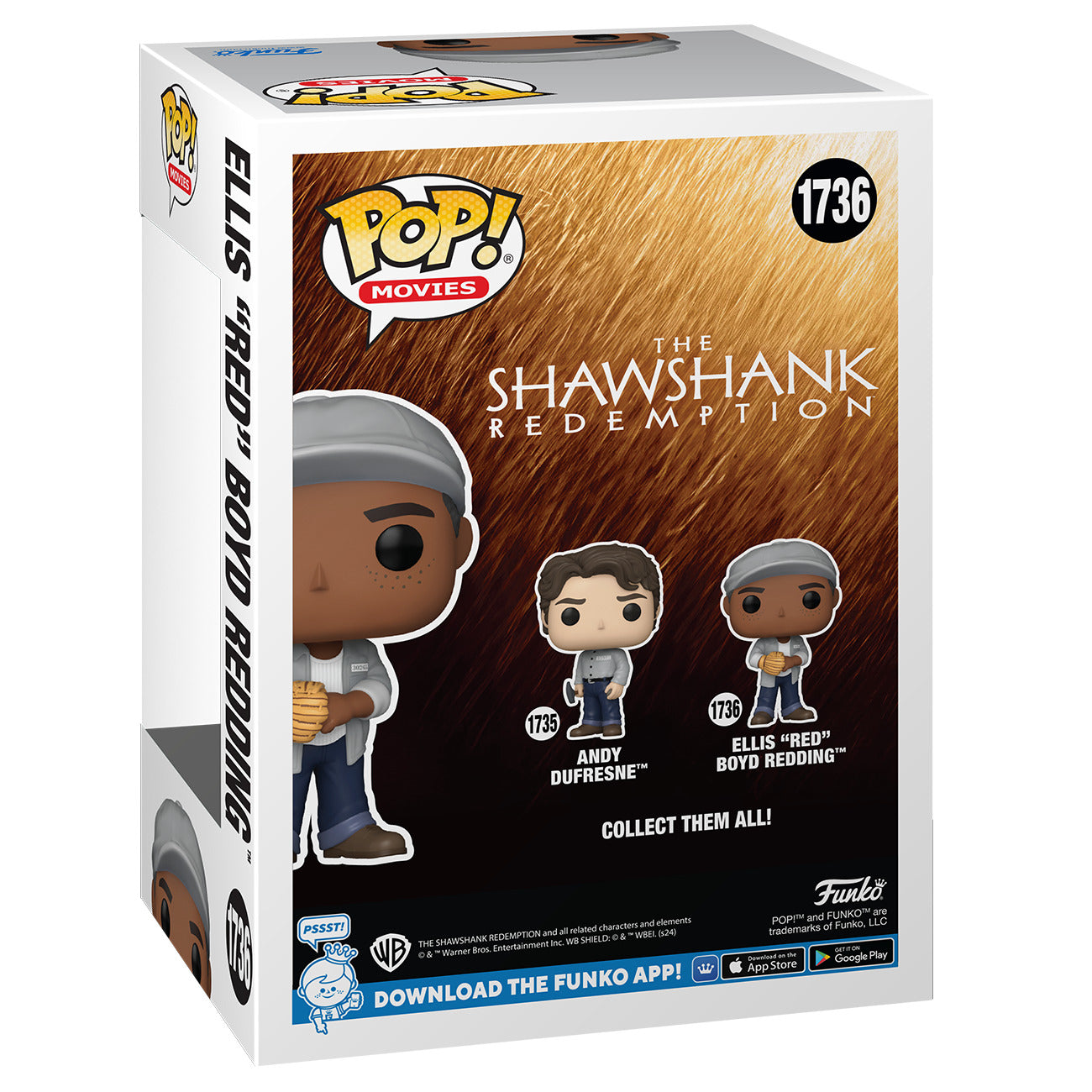 Funko Pop! Movies: The Shawshank Redemption - Ellis "Red" Boyd Redding