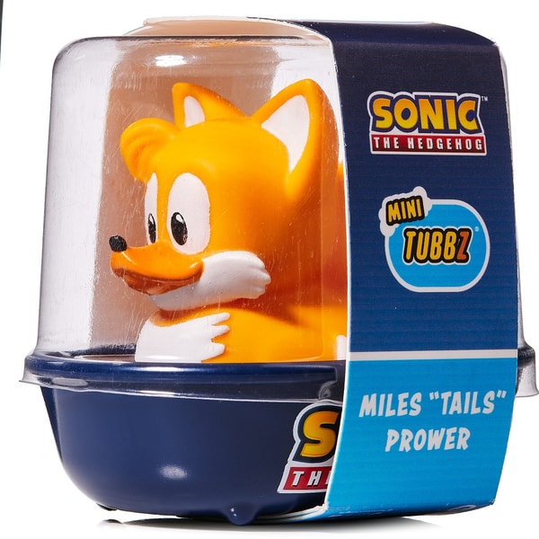 Numskull - Mini TUBBZ Canard de bain - Sonic le Hérisson - Tails (Édition baignoire)