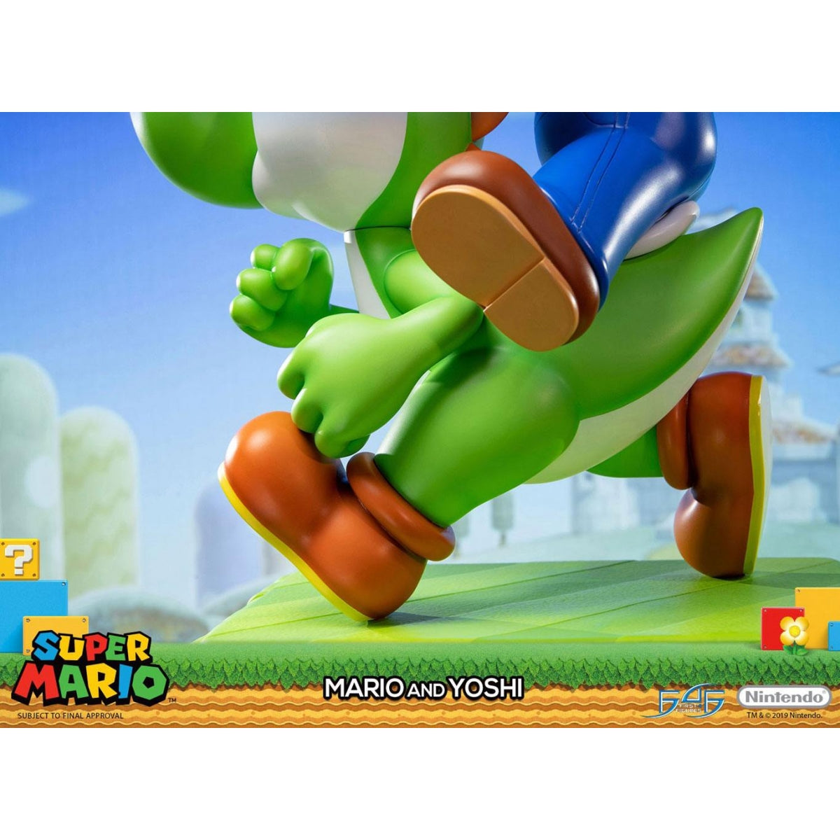 First 4 Figures - Super Mario - Mario et Yoshi Statue Edition Standard 48cm