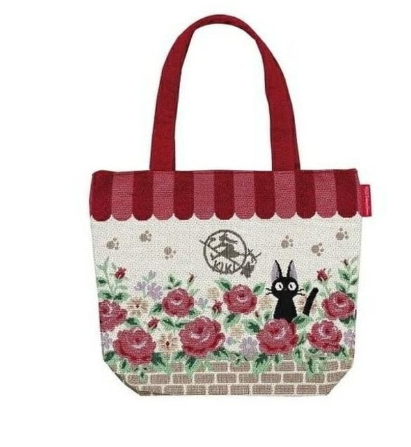 Ghibli - Kiki la petite sorcière - Tote Bag Jiji Roses