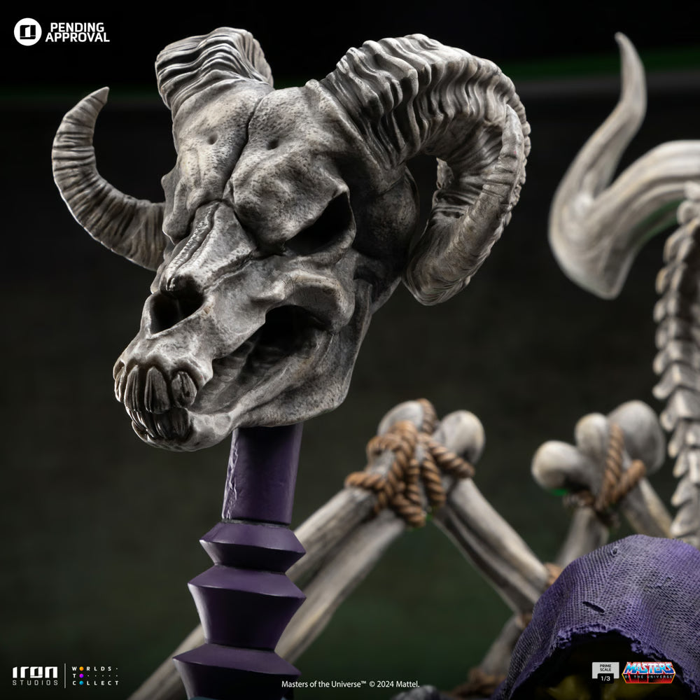 Iron Studios - Prime Scale 1/3 - Les Maîtres de l'Univers - Skeletor sur son trône Statue 67cm