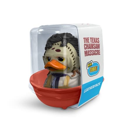 Numskull - Mini TUBBZ Canard de bain - The Texas Chainsaw Massacre - Leatherface (Édition baignoire) - 8cm