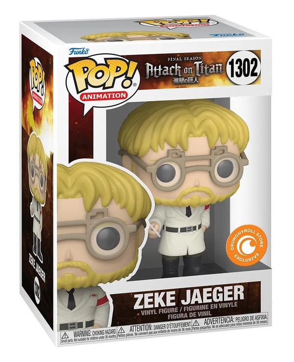 Funko Pop! Animation: Attack on Titan - Zeke Jaeger - Crunchyroll Exclusive