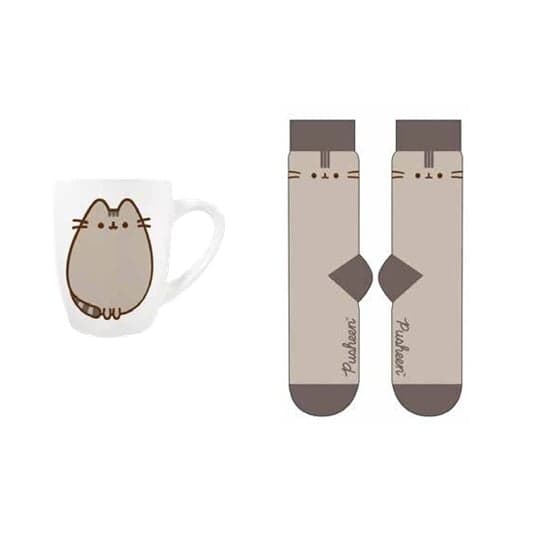 Pusheen - Coffret cadeau avec tasse 315ml et paire de chaussette EU 36-41 "Pusheen"