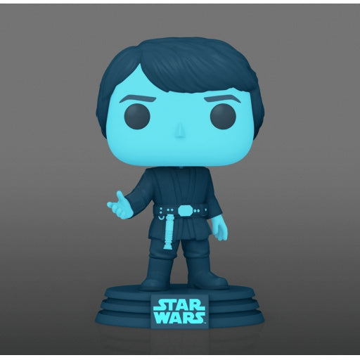 Funko Pop! Star Wars: Return of the Jedi 40th Anniversary - Holographic Luke Skywalker (Glows in the Dark) - Special Edition