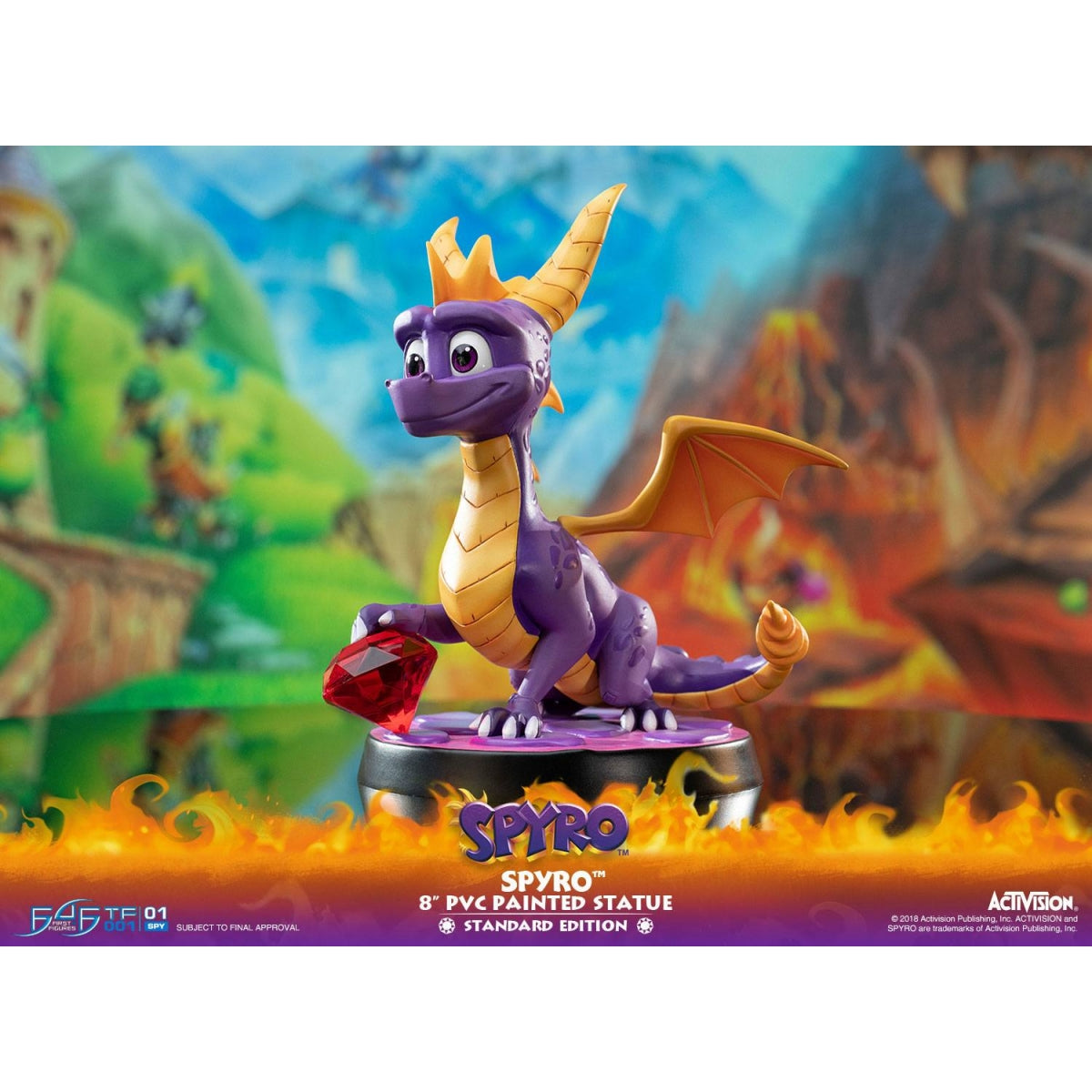 First 4 Figures - Spyro the Dragon - Spyro Statue Edition Standard 20cm