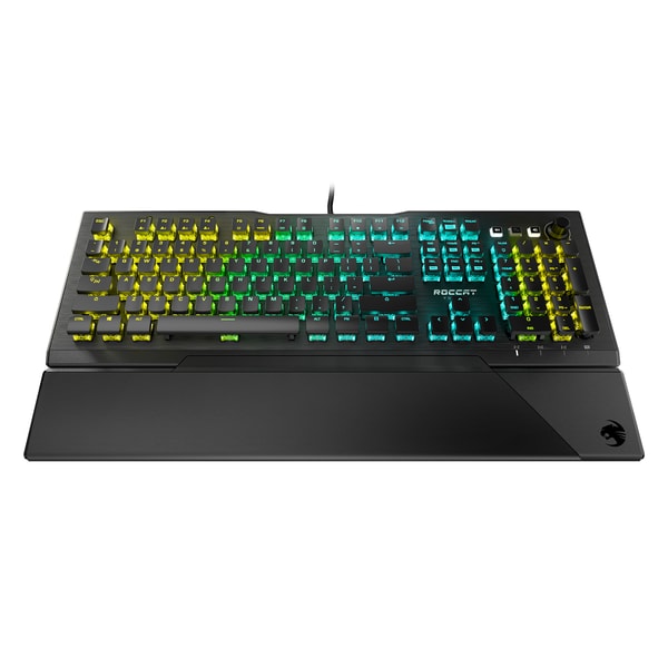 Roccat - Clavier de jeu mécanique optique Vulcan Pro AIMO avec éclairage RGB - Disposition QWERTY américaine