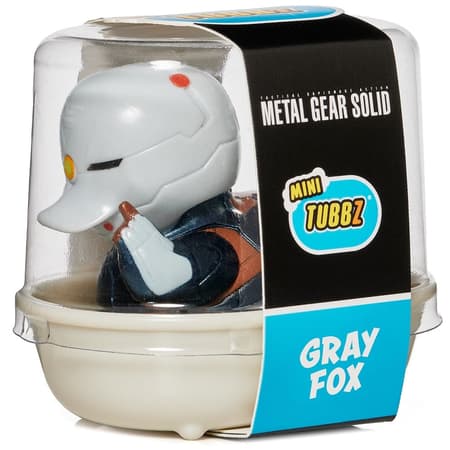 Numskull - Mini TUBBZ Canard de bain - Metal Gear Solid - Gray Fox (Édition baignoire) - 8cm