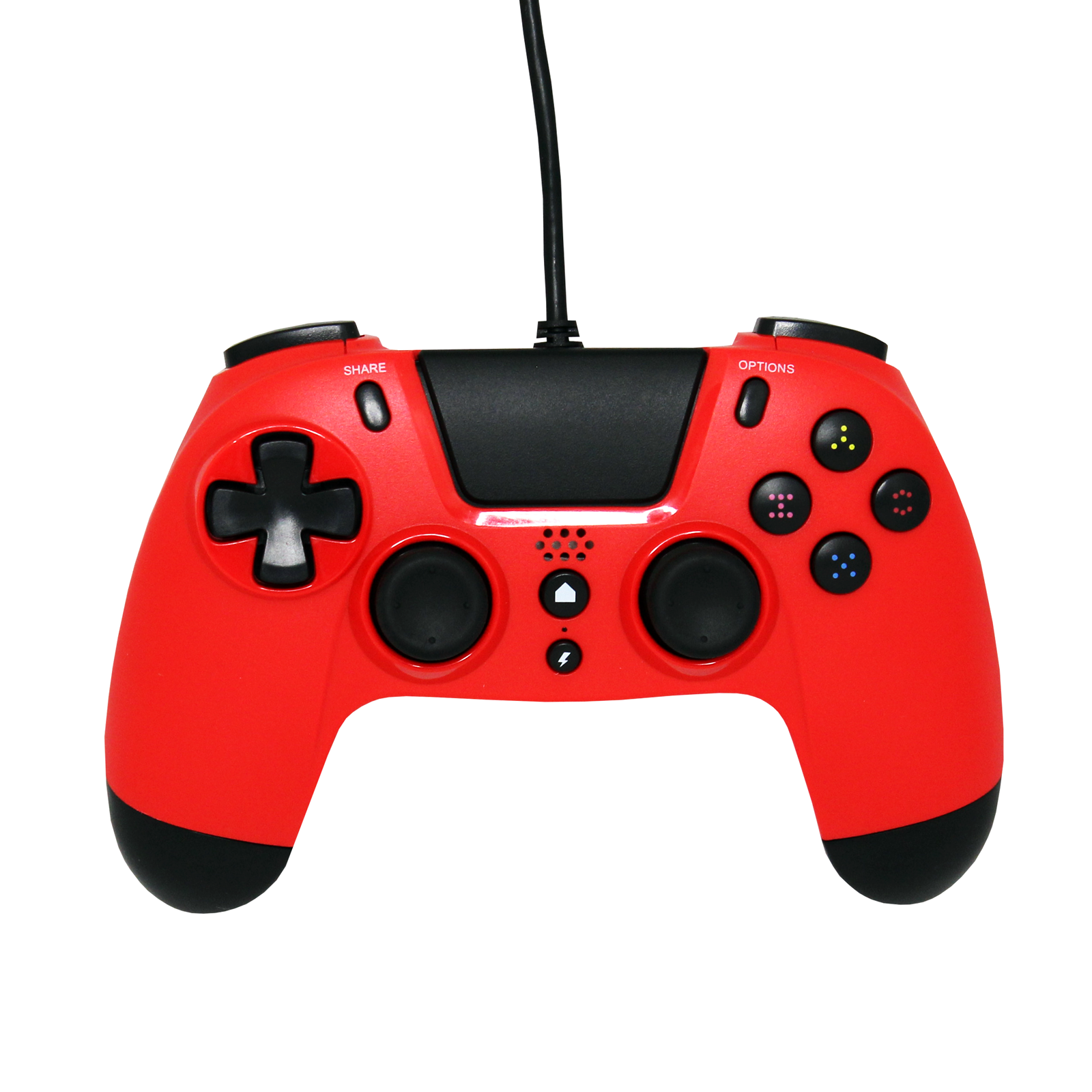 Gioteck - Manette filaire premium avec port mini-jack VX4 Rouge pour PS4 et PC