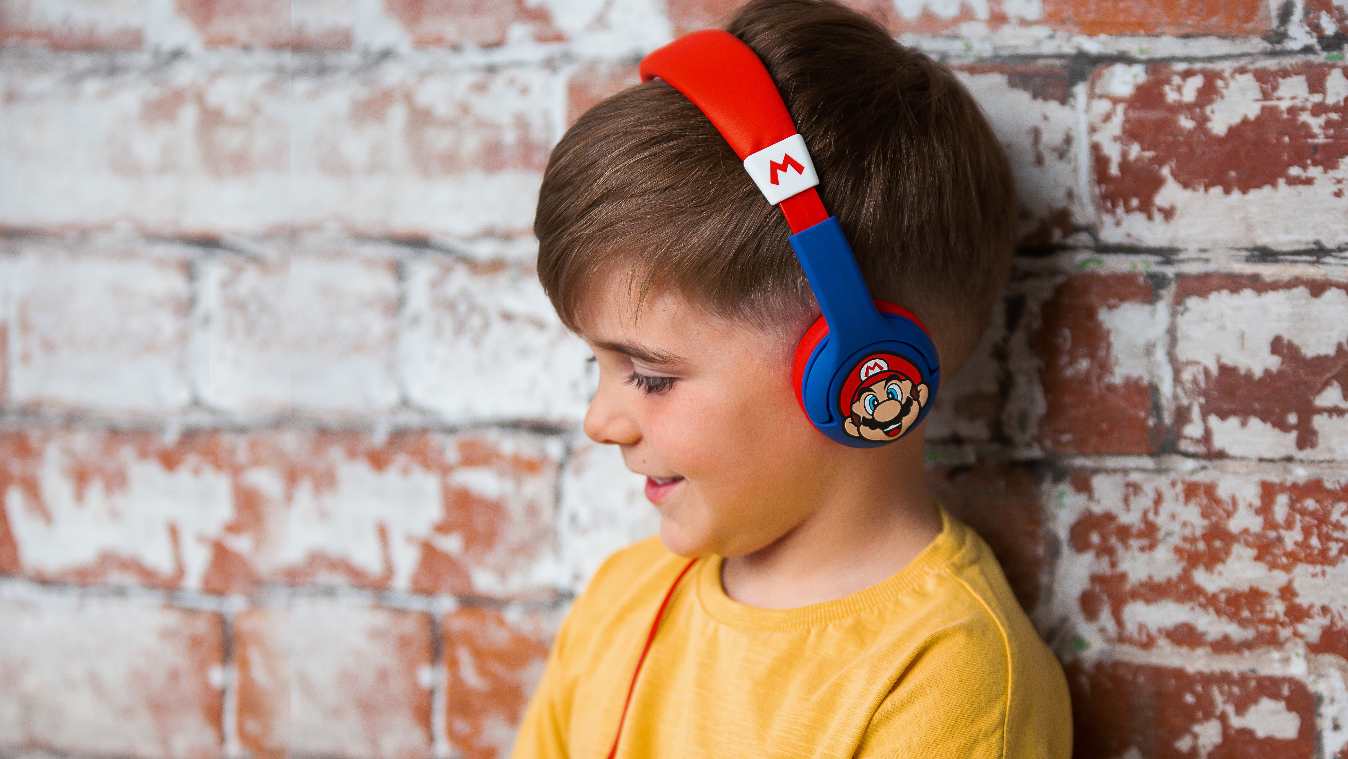 Super Mario - Casque audio Mario pour enfants