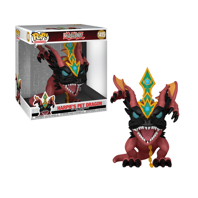 Funko Pop! Jumbo: Yu-Gi-Oh! - Harpie's Pet Dragon 10" Super Sized Pop!