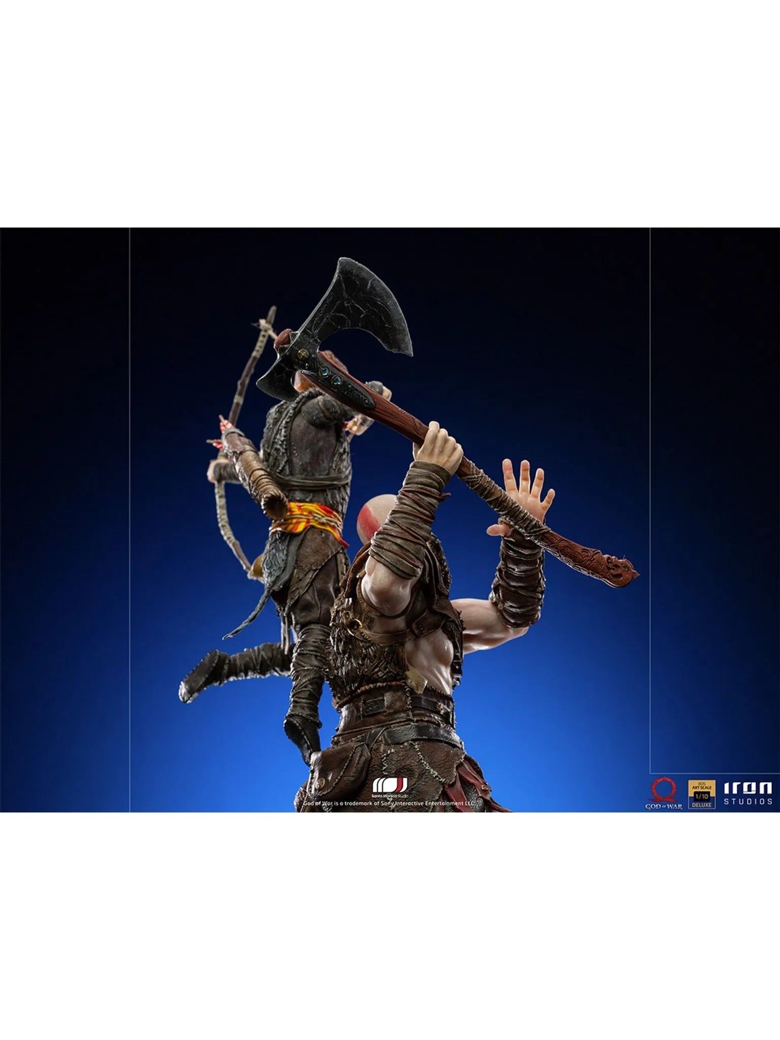 Iron Studios - BDS Arts Scale 1/10 - God of War - Kratos and Atreus Statue 34cm