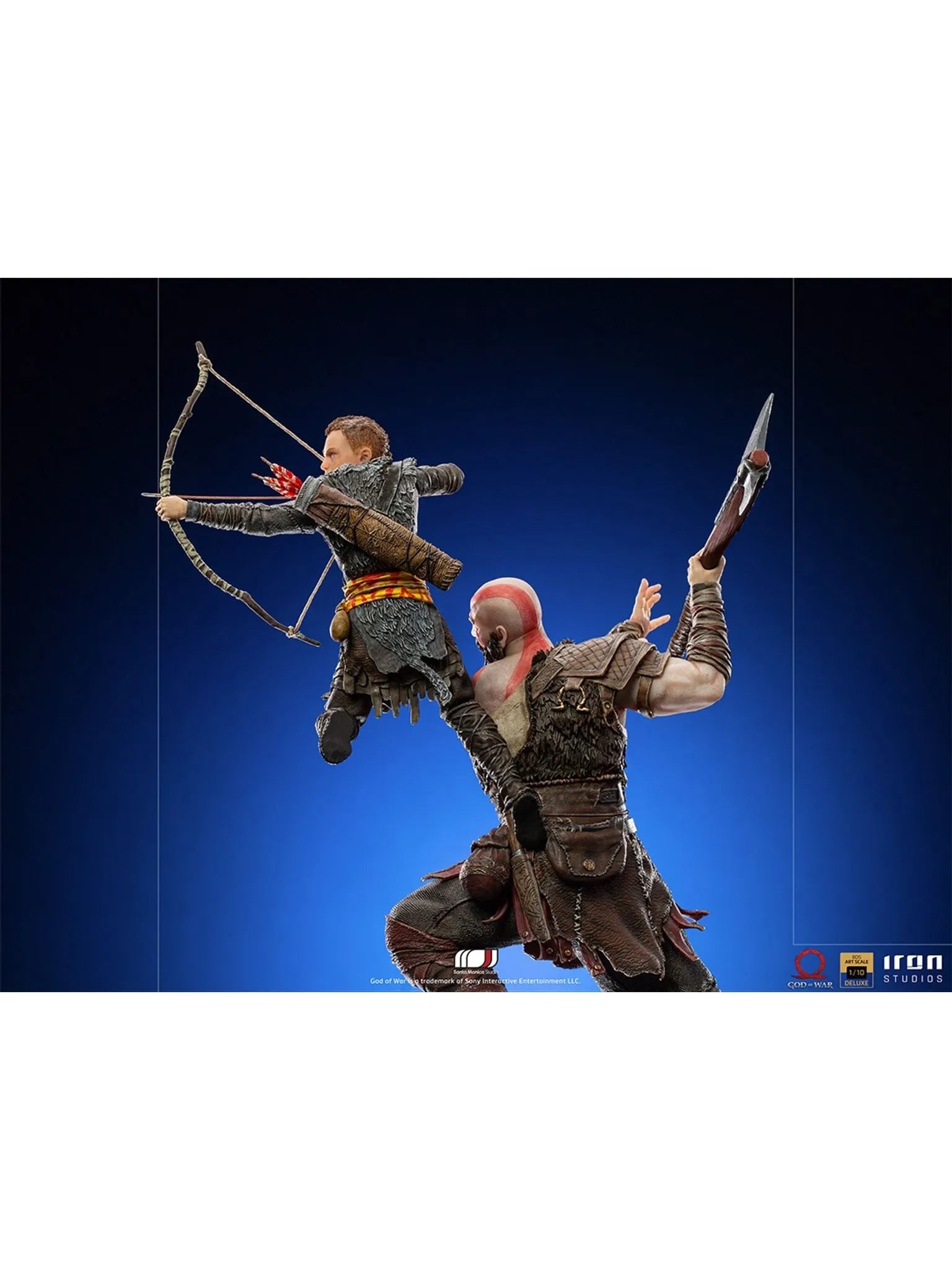 Iron Studios - BDS Arts Scale 1/10 - God of War - Kratos and Atreus Statue 34cm