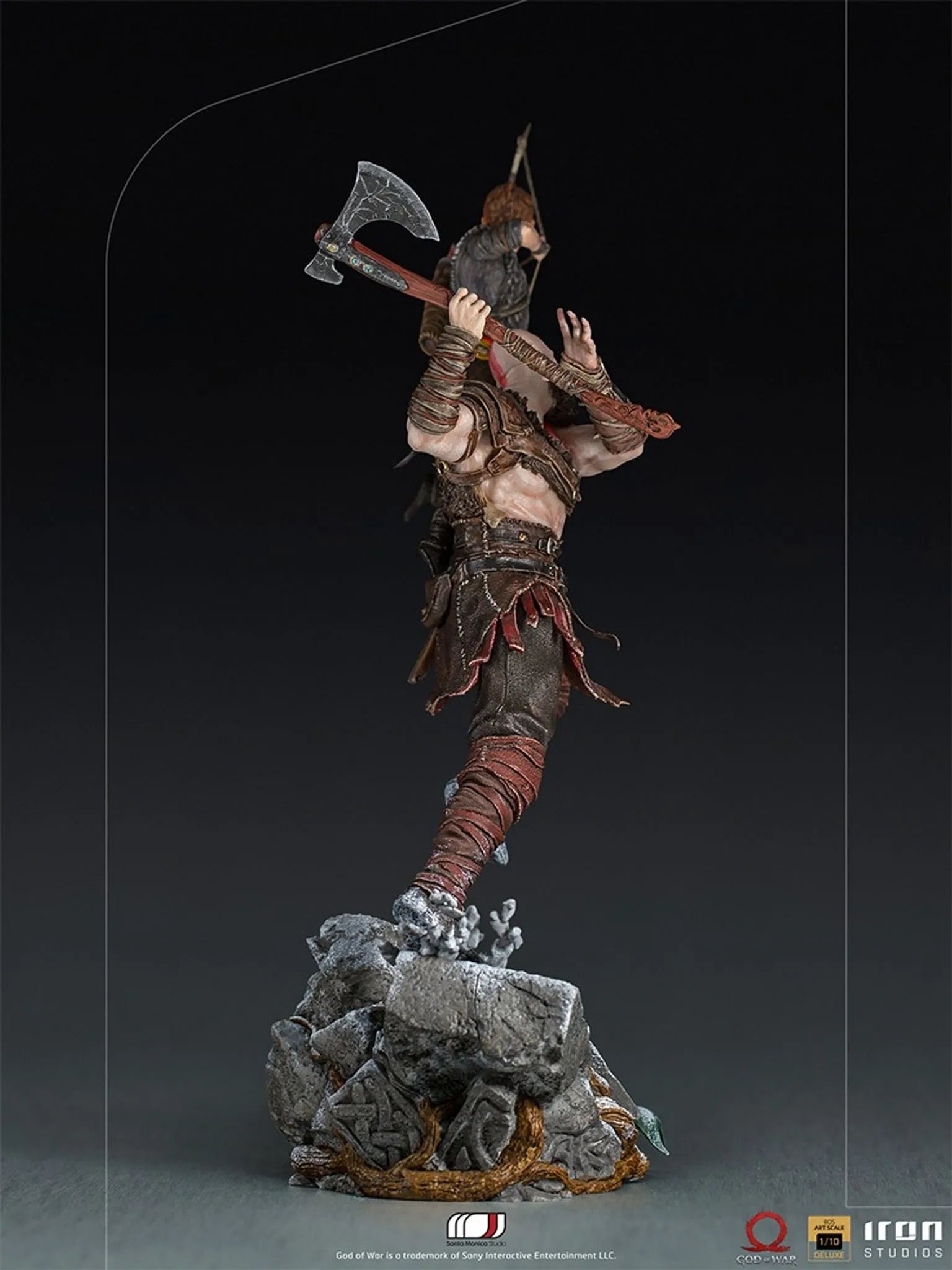 Iron Studios - BDS Arts Scale 1/10 - God of War - Kratos and Atreus Statue 34cm