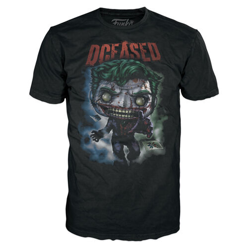 Funko Pop! & Tee: Dceased - The Joker (Blacklight) - S