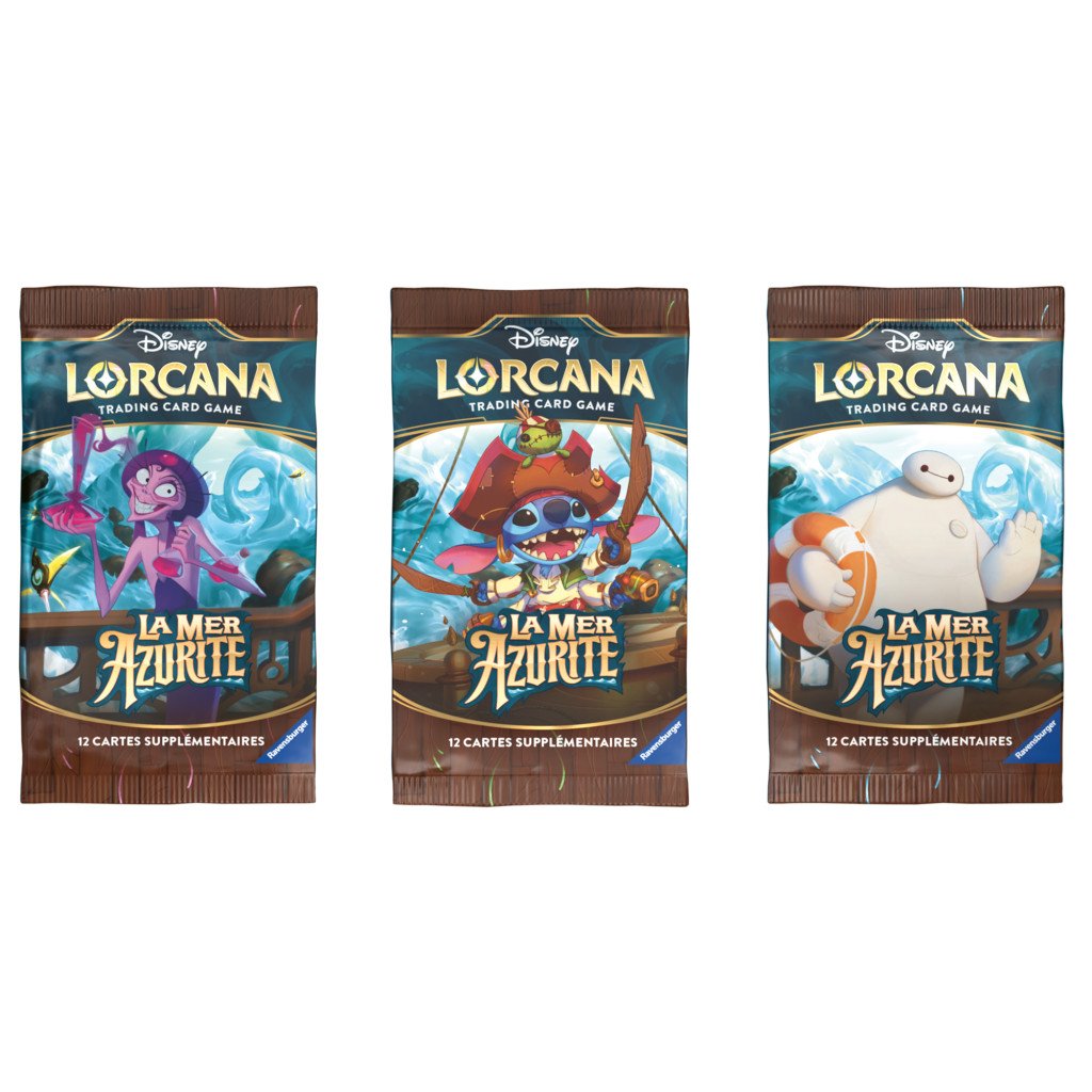 Disney Lorcana JCC : Booster La Mer Azurite - Boosters