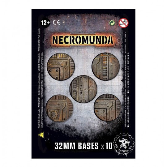 NECROMUNDA 32MM BASES (X10)