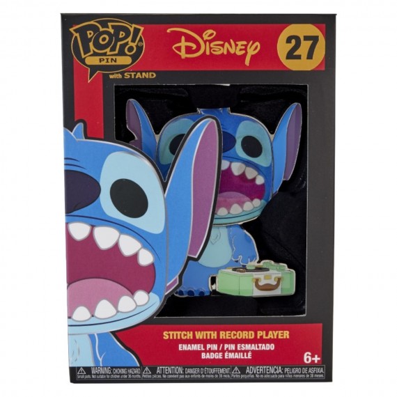 Funko Pop! Pin: Disney: Lilo and Stitch - Stitch with Record Player